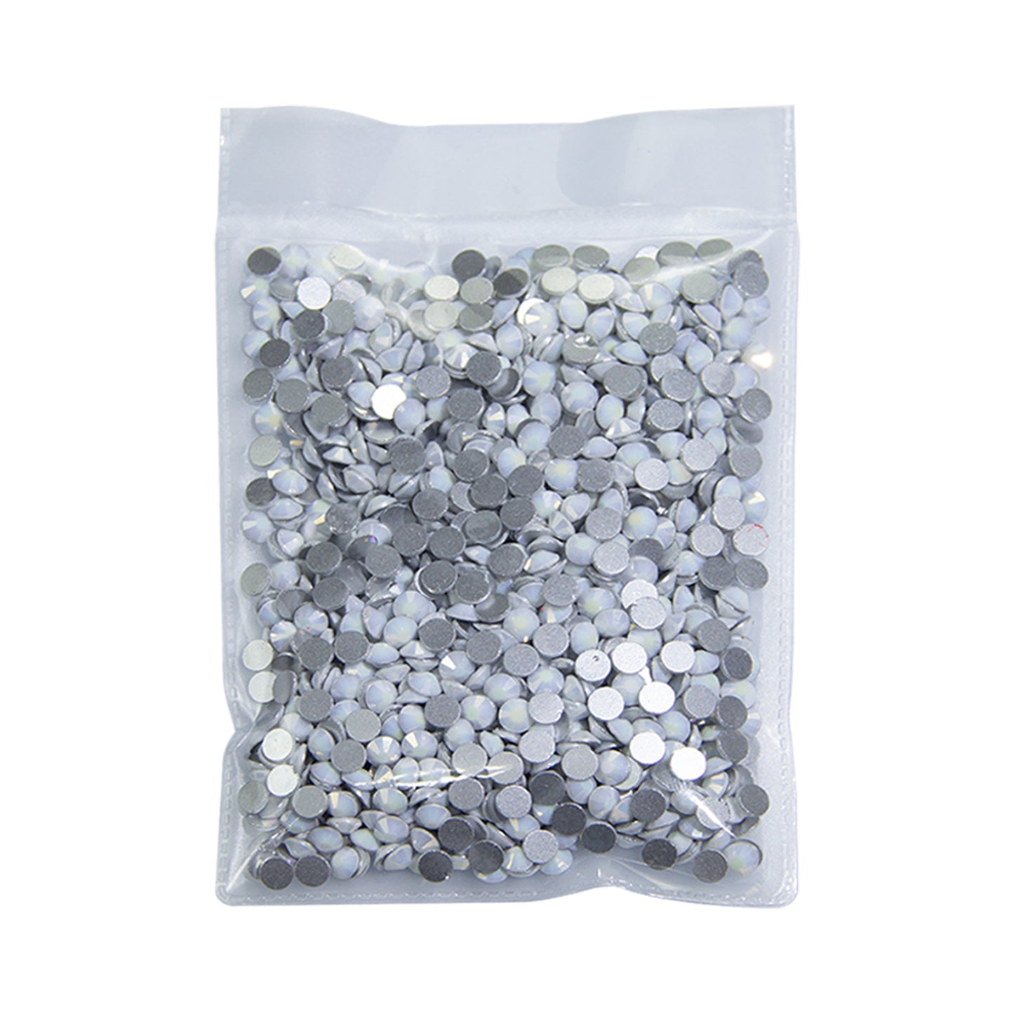 #197 Solid White AB Glass Flat Back Rhinestones 1440pcs