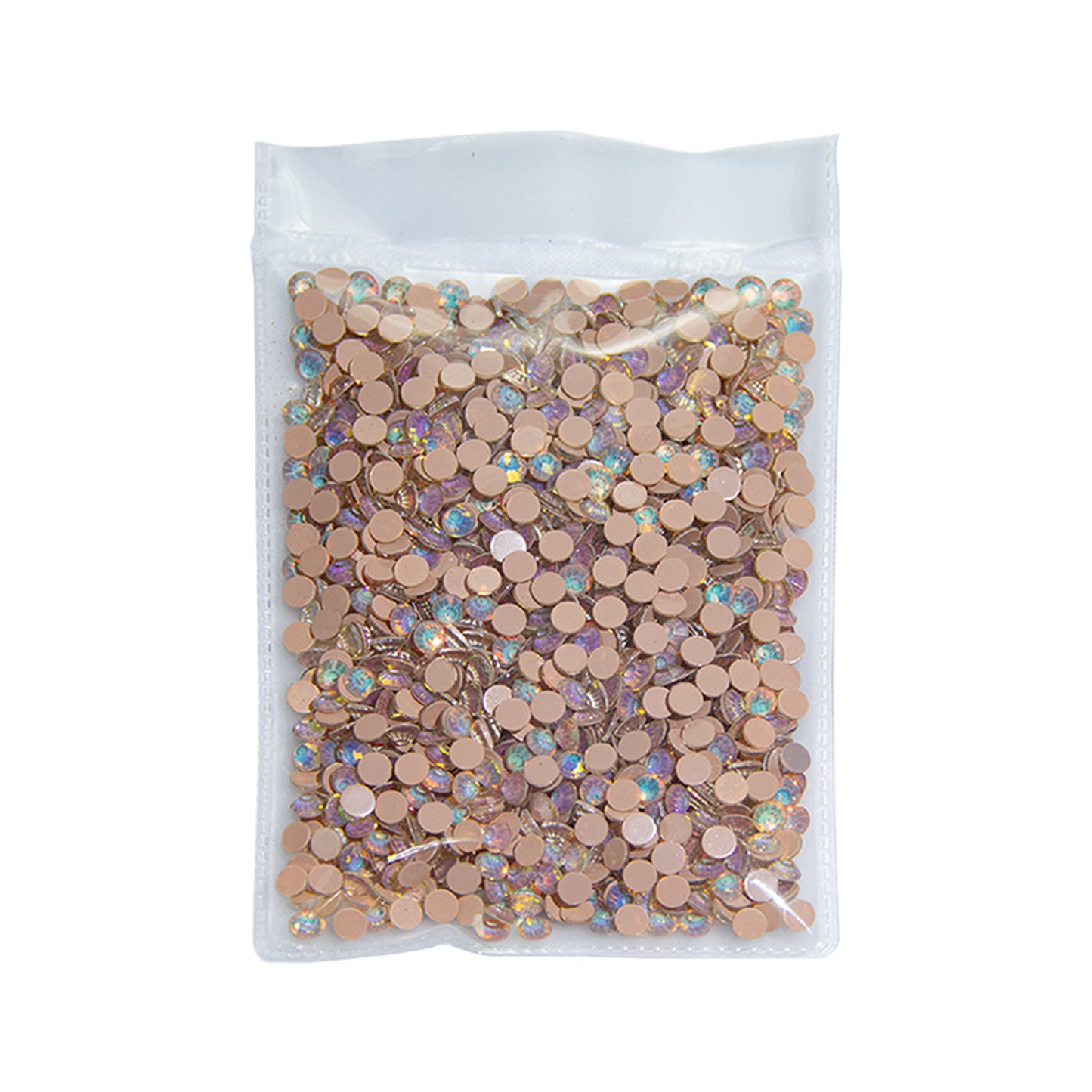 #200 MK Opal Light Brown Glass Flat Back Rhinestones 1440pcs