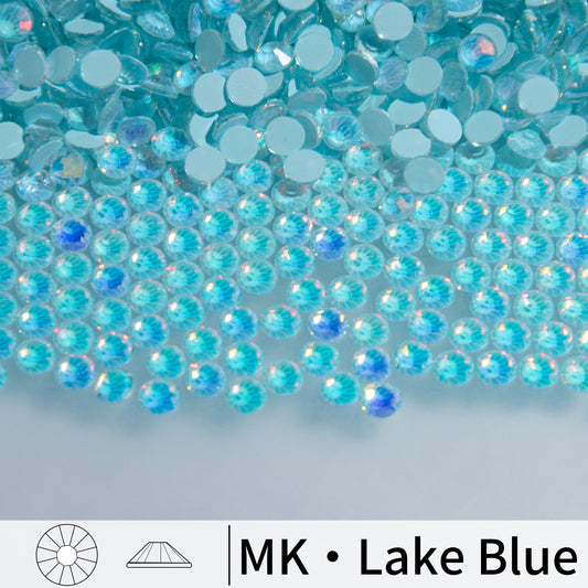 #194 MK Opal Lake Blue Glass Flat Back Rhinestones 1440pcs