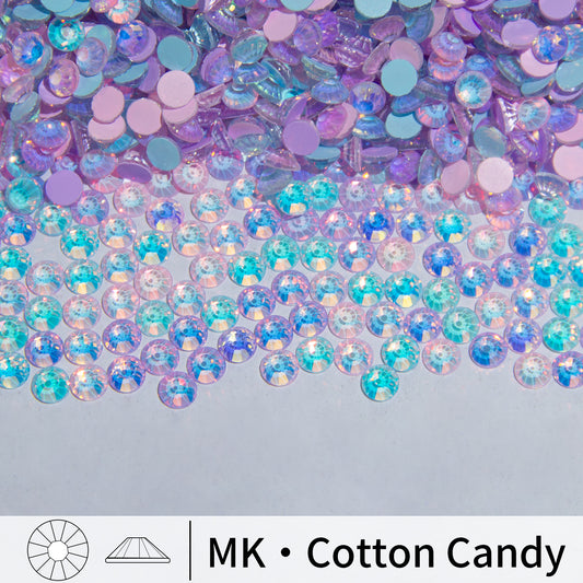 #M10 Cotton Candy Mixed Glass Flat Back Rhinestones 1440pcs