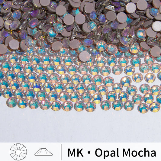 #193 MK Opal Mocha Glass Flat Back Rhinestones 1440pcs
