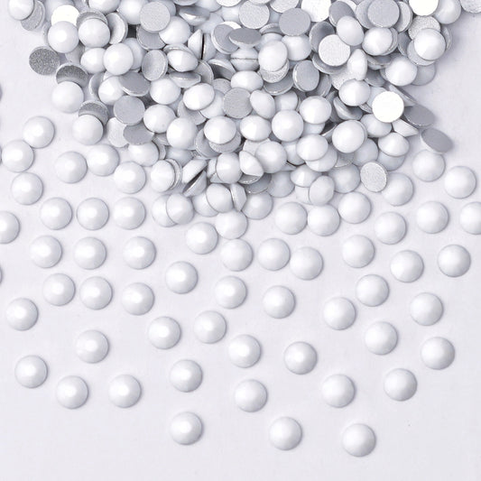 #30 White Alabaster Back Rhinestones 1440pcs