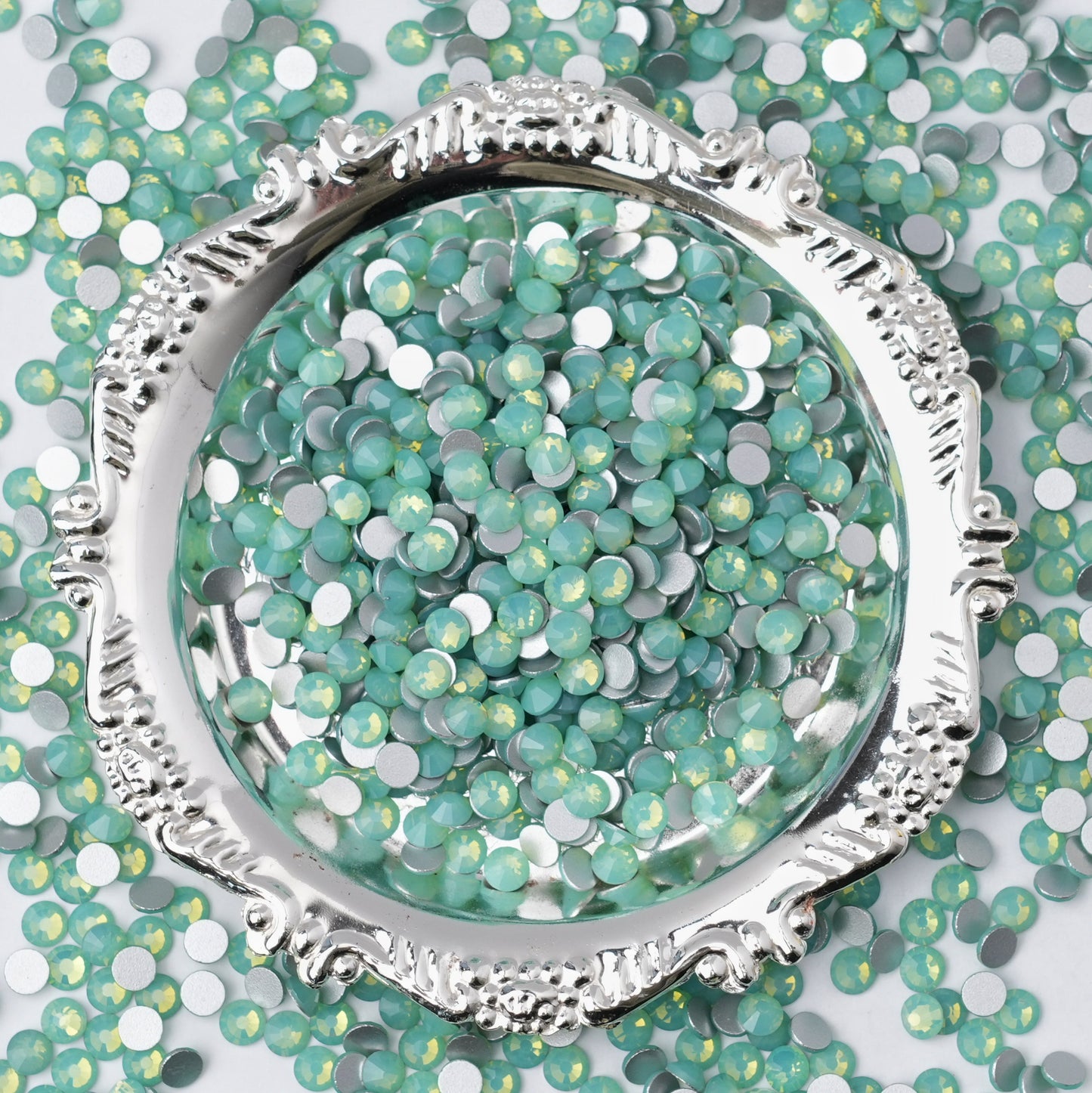 #37 Green Opal Back Rhinestones 1440pcs