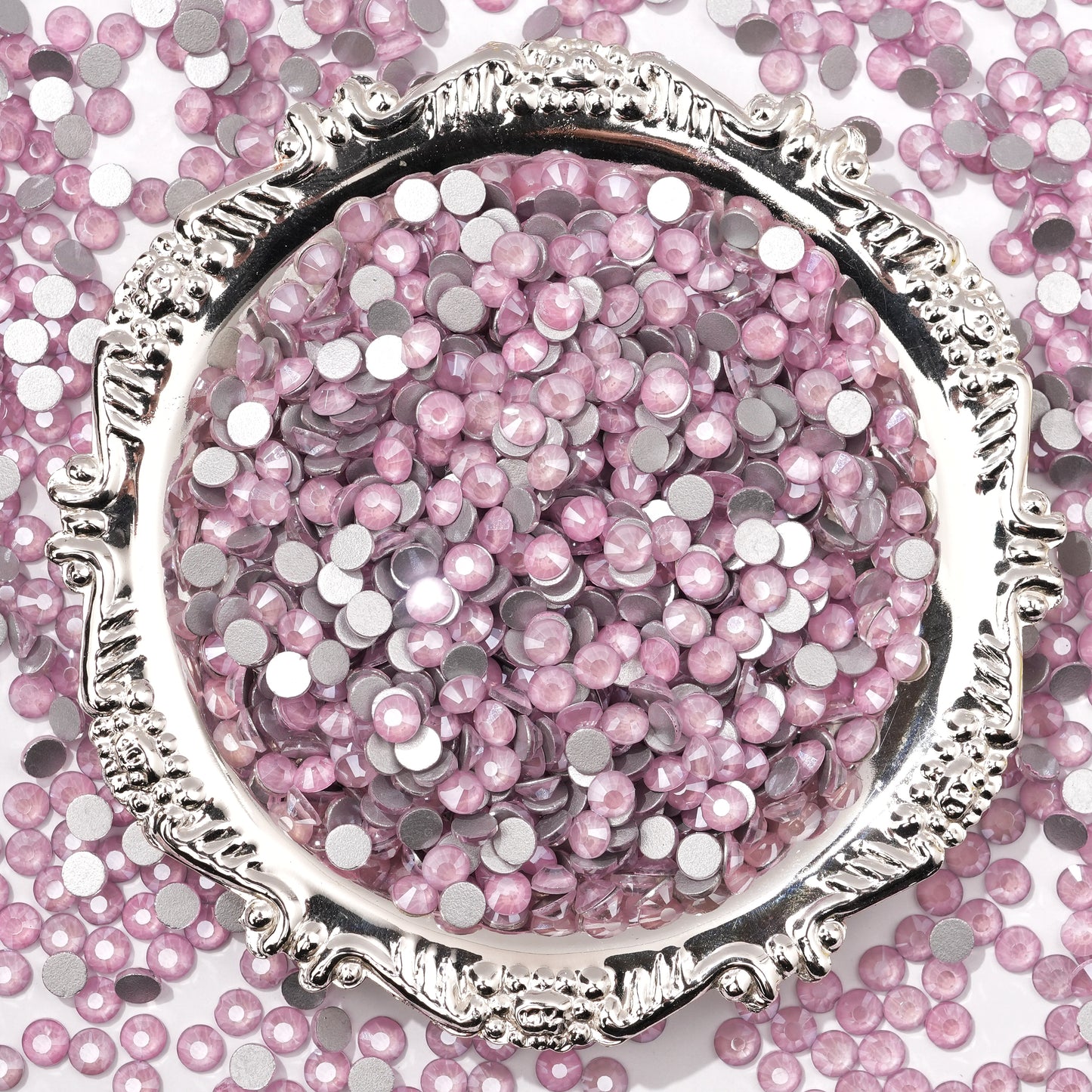 #120 Mocca LT Rose Flat Back Rhinestones 1440pcs