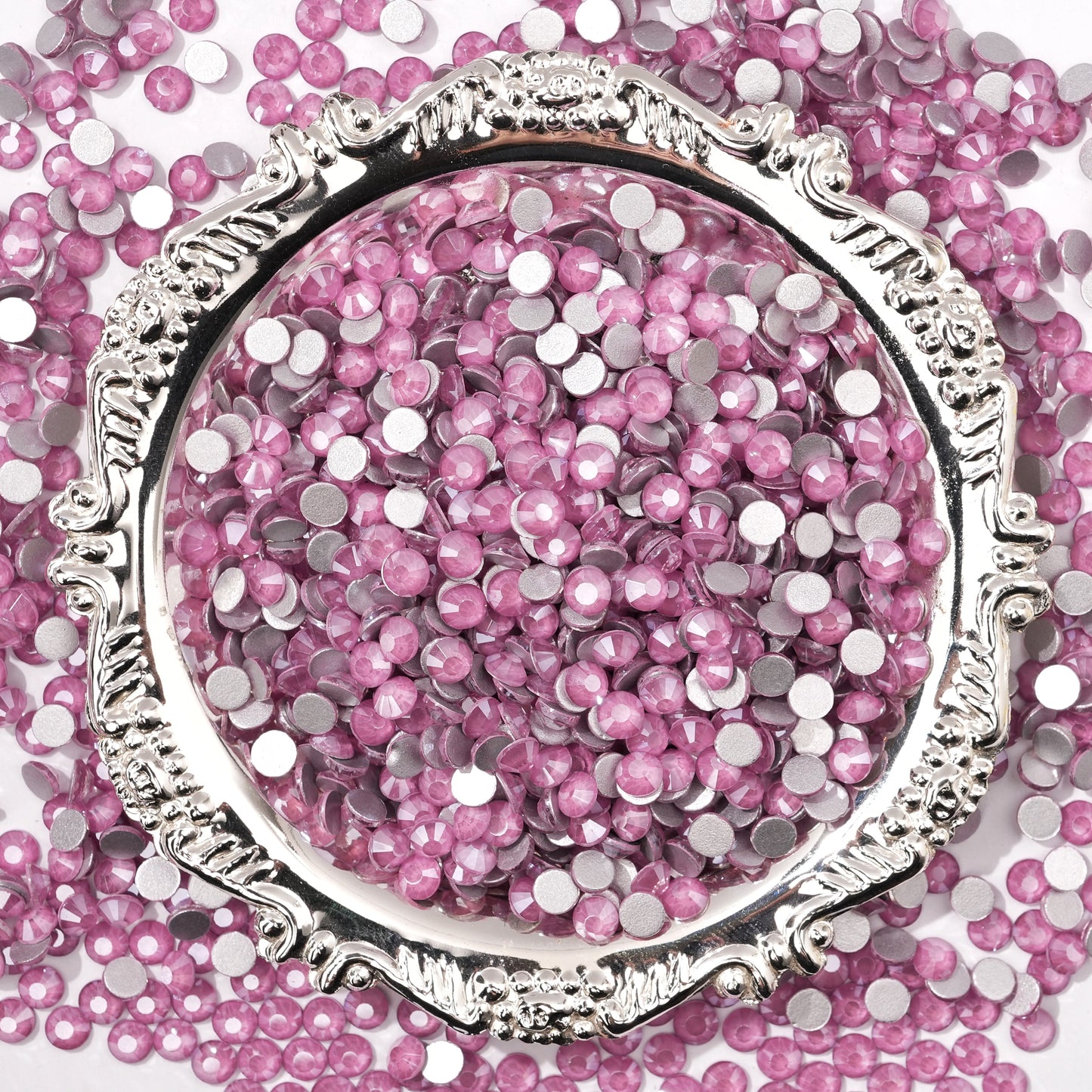 #121 Mocca Rose Flat Back Rhinestones 1440pcs