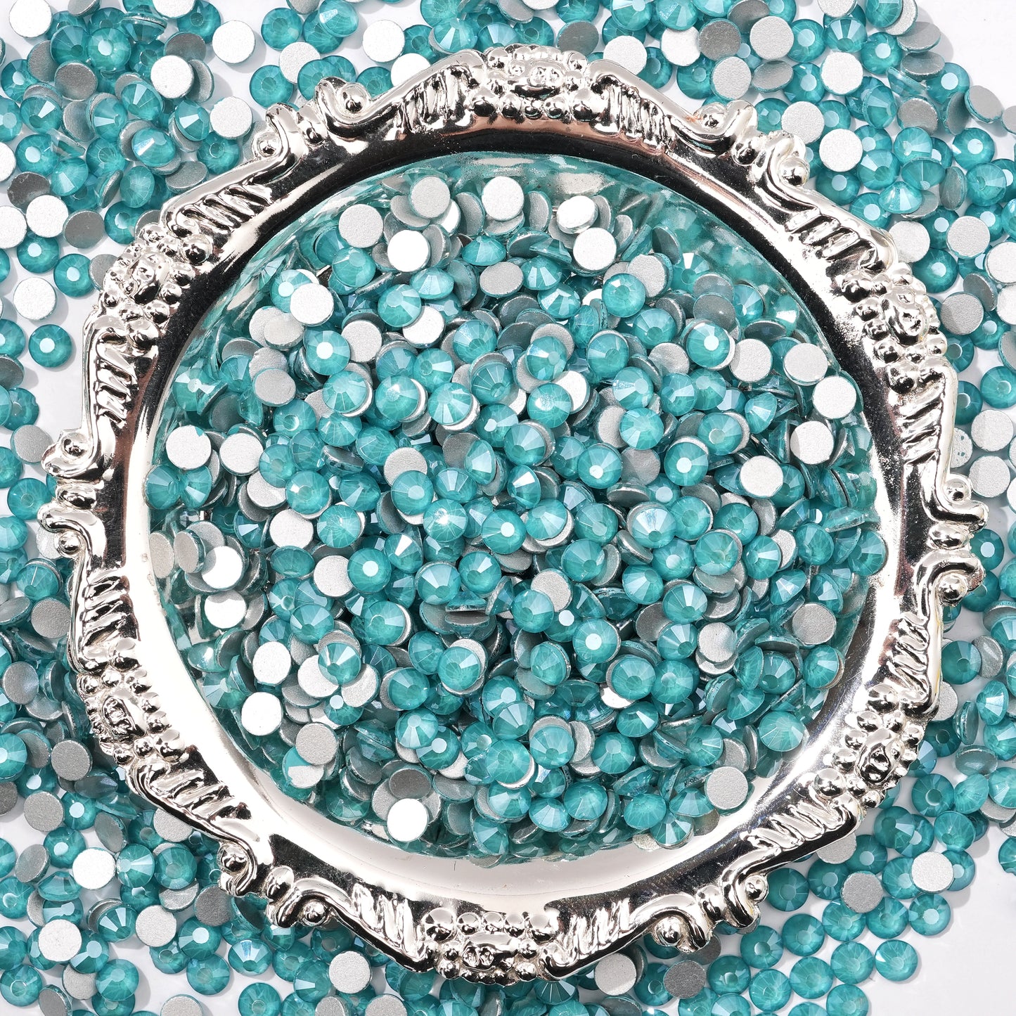 #122 Mocca Blue Zircon Flat Back Rhinestones 1440pcs