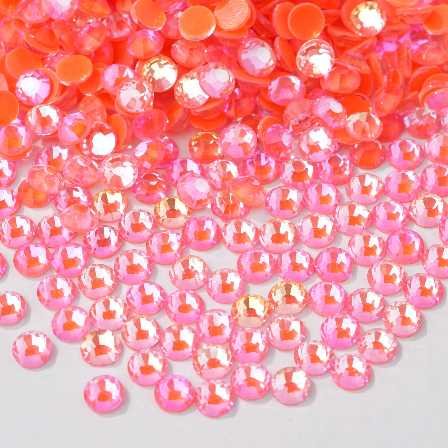#098 Fluorescent Hyacinth AB Glass Flat Back Rhinestones 1440pcs