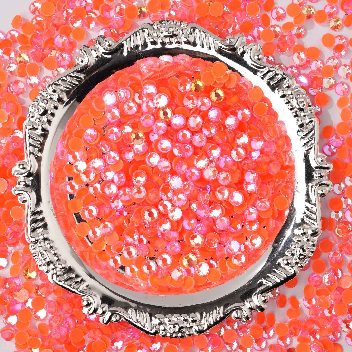 #098 Fluorescent Hyacinth AB Glass Flat Back Rhinestones 1440pcs