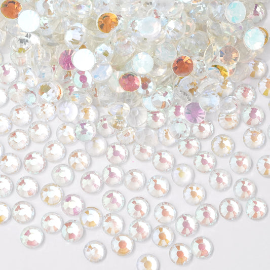 #093 Fluorescent Aurora Glass Flat Back Rhinestones 1440pcs