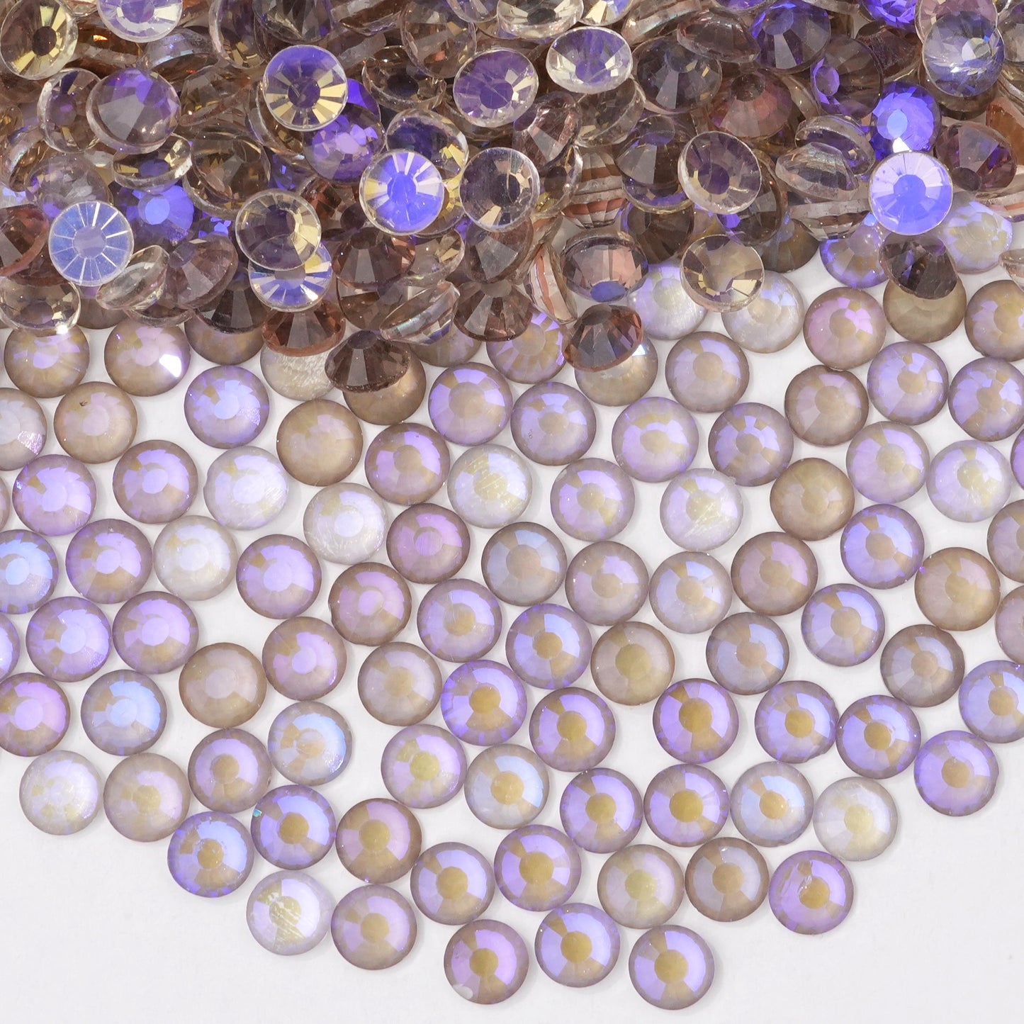 #094 Fluorescent Phantom Purple Glass Flat Back Rhinestones 1440pcs