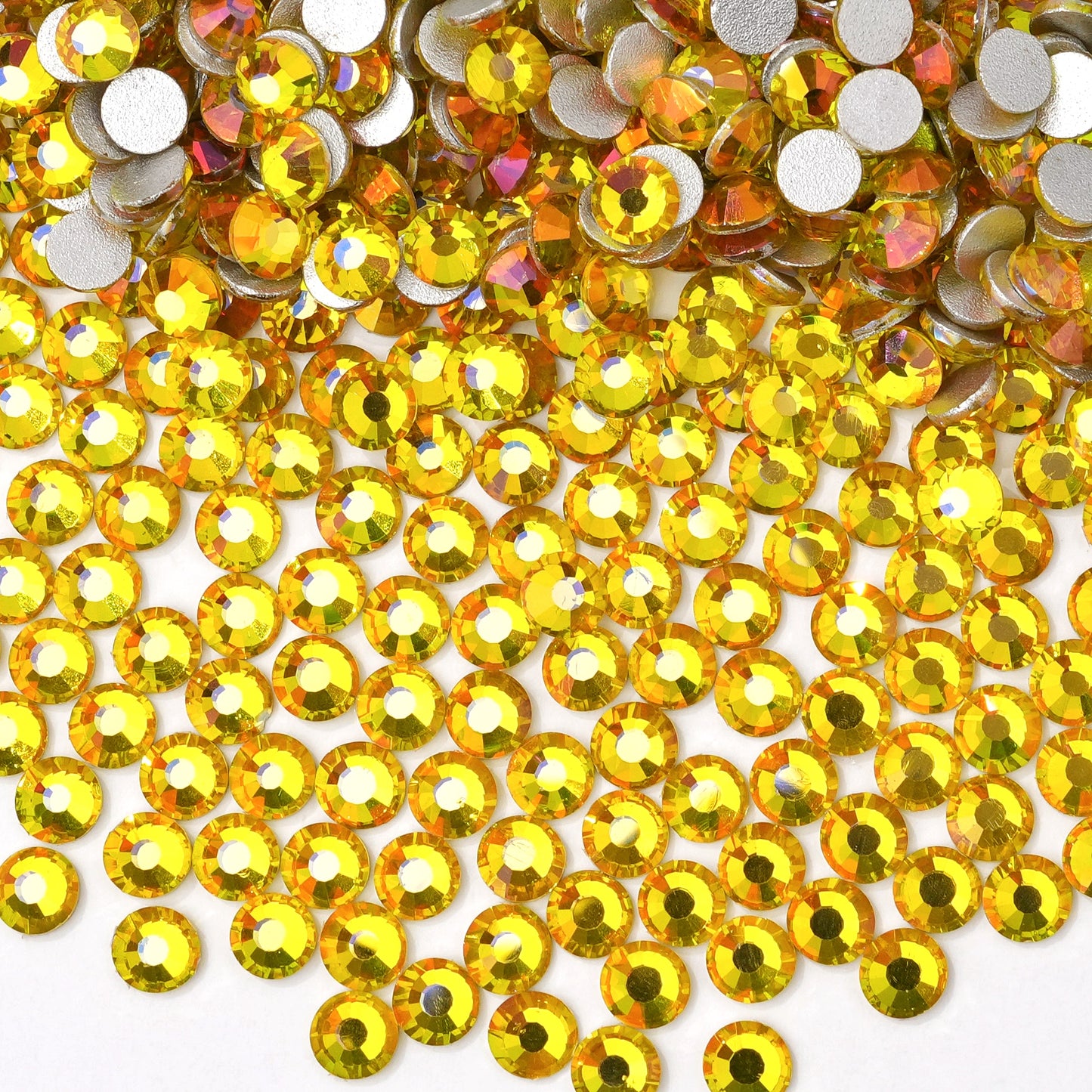 #171 Freesia Yellow Glass Flat Back Rhinestones 1440pcs