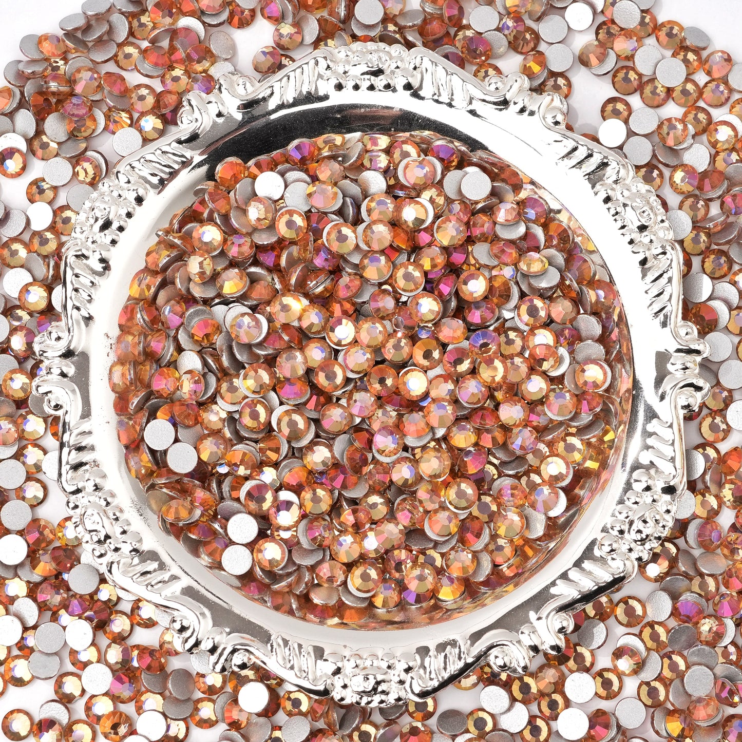 #173 Freesia Pink Glass Flat Back Rhinestones 1440pcs