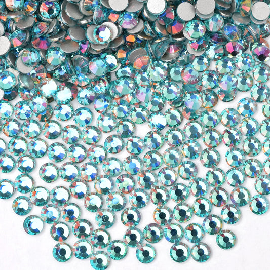 #174 Freesia Aquemarine Glass Flat Back Rhinestones 1440pcs