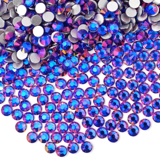 #192 Freesia Blue Glass Flat Back Rhinestones 1440pcs