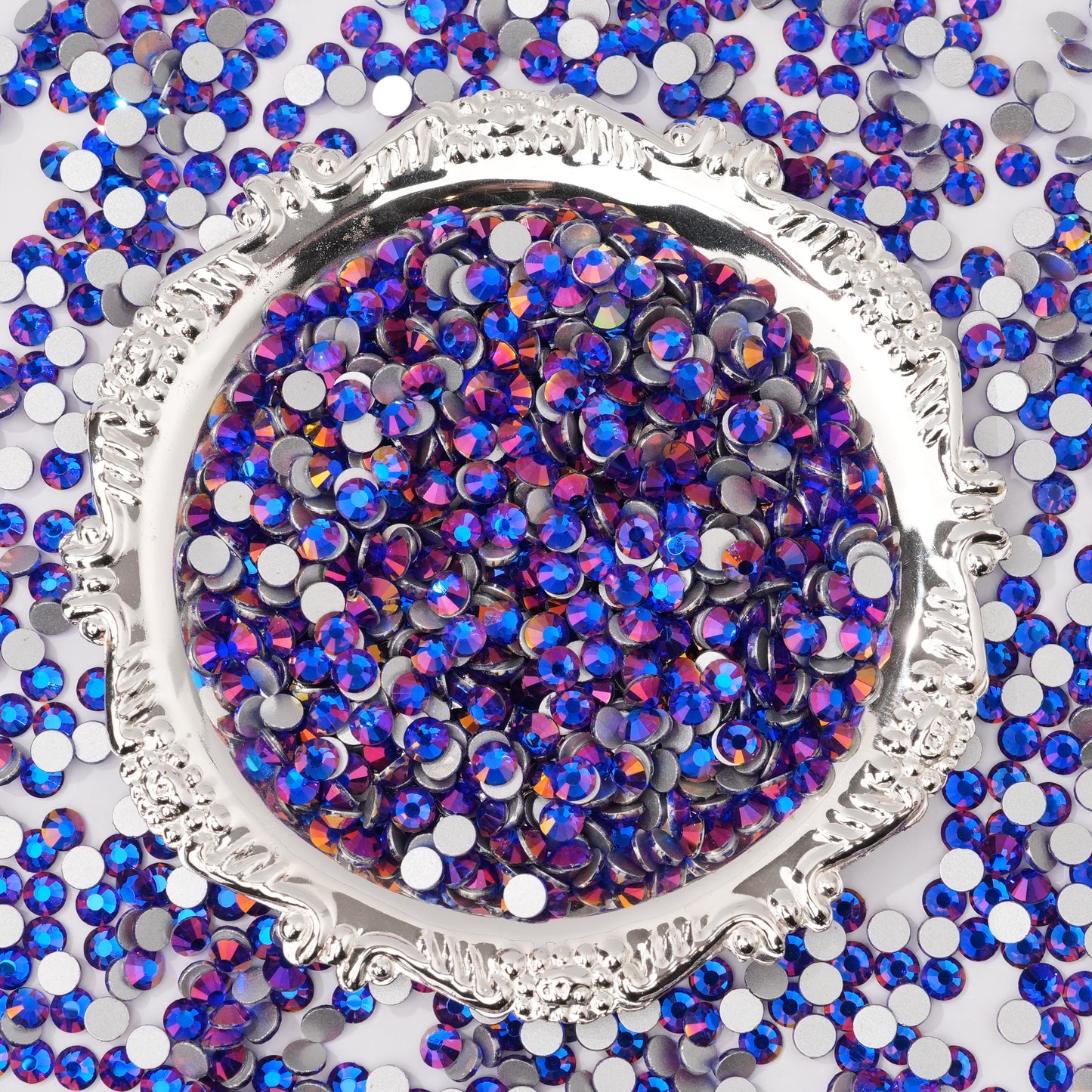 #192 Freesia Blue Glass Flat Back Rhinestones 1440pcs