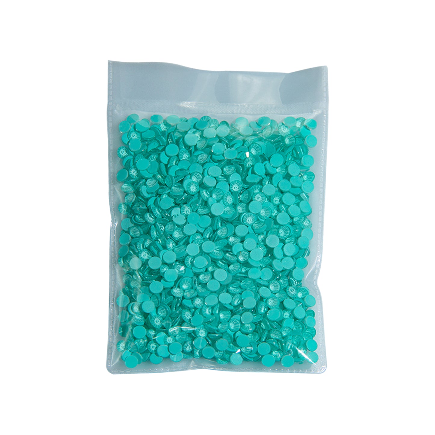 #156 Fluorescent MK Turquoise Glass Flat Back Rhinestones 1440pcs