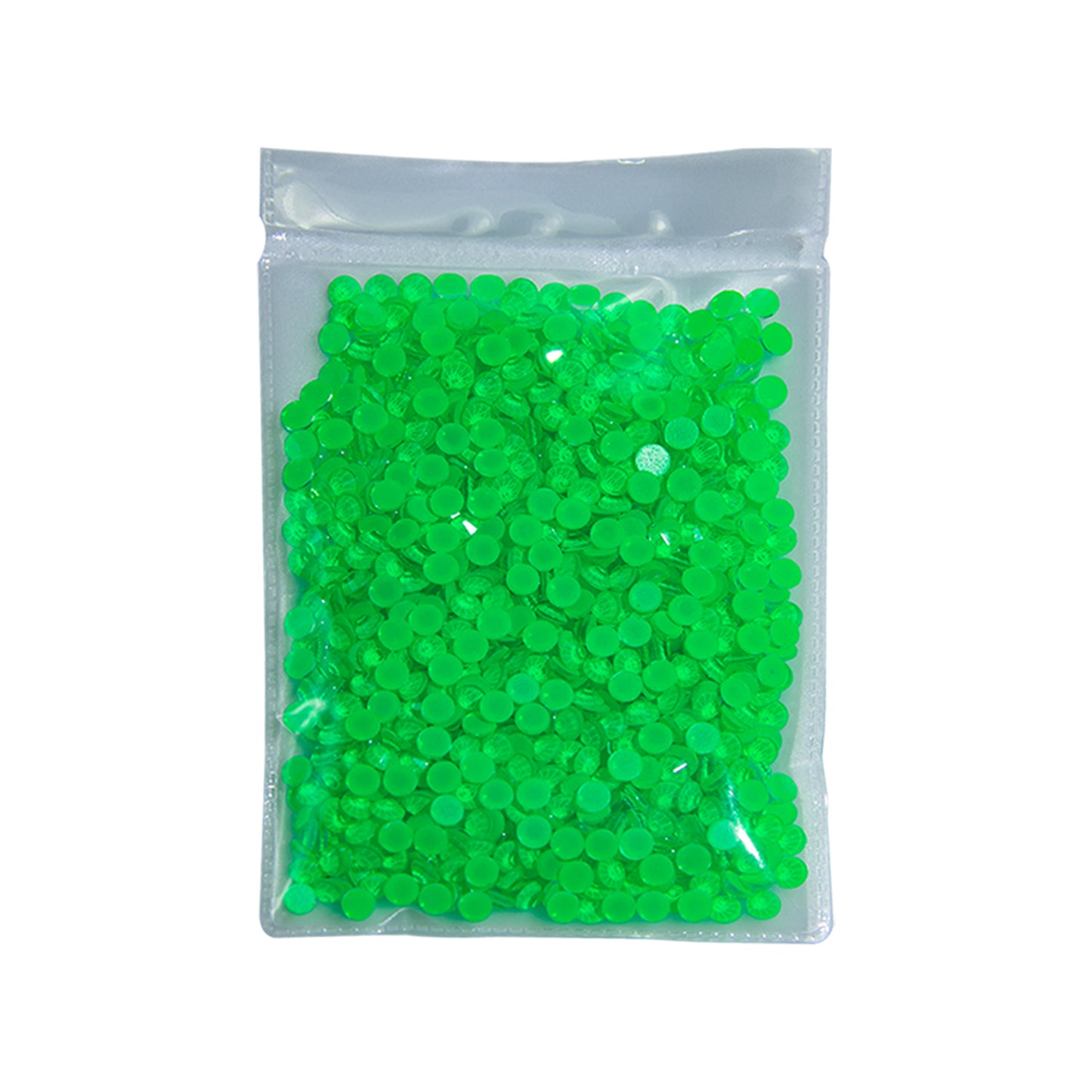 #117 Fluorescent MK Green Glass Flat Back Rhinestones 1440pcs