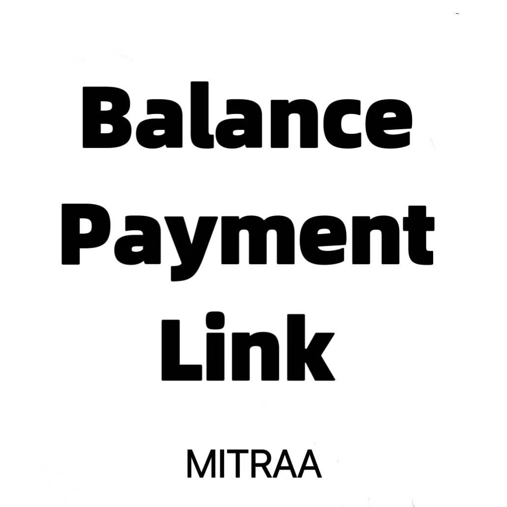 Balance Payment link （add the quantity we give to you）