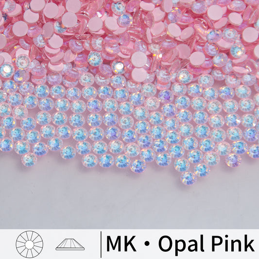 #165 MK Opal Pink Glass Flat Back Rhinestones 1440pcs