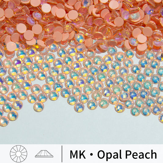 #162 MK Opal Peach Glass Flat Back Rhinestones 1440pcs