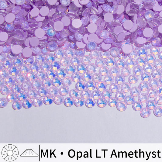 #164 MK Opal LT Amethyst Glass Flat Back Rhinestones 1440pcs