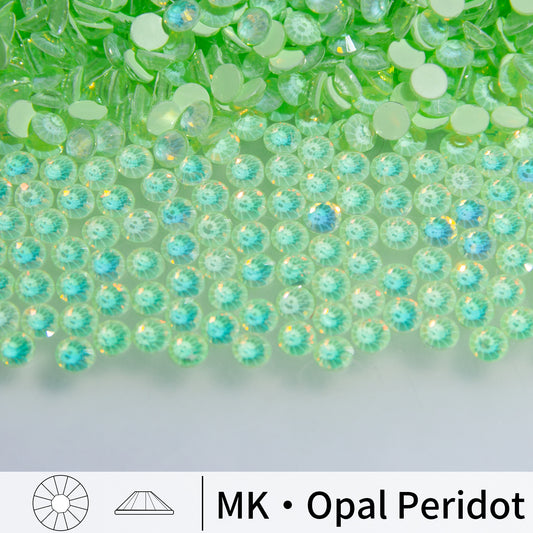 #167 MK Opal Peridot Glass Flat Back Rhinestones 1440pcs